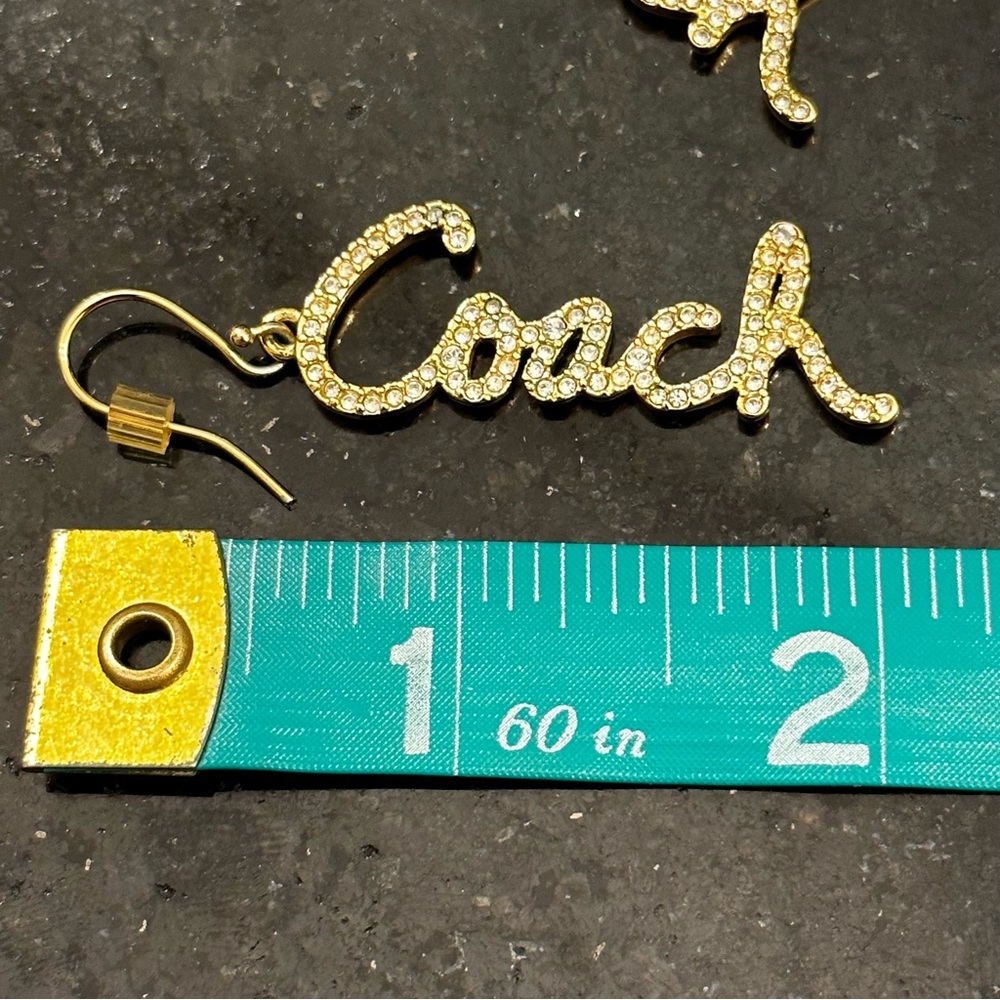 Coach Signature Earrings - Picture 6 of 7